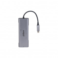 USB-концентратор Dahua 8 in 1 USB 3.1 Type-C to USB 3.0 + HDMI + RJ45 + SD/TF + PD Docking Station