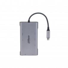 USB-концентратор Dahua 9 in 1 USB 3.1 Type-C to USB 3.0 + HDMI + RJ45 + VGA + SD/TF +PD Docking Station