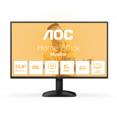 МОНИТОР 23.8" AOC 24B31H Black (IPS, 1920x1080, 120Hz, 1 ms, 178°/178°, 250 cd/m, 1500:1, +HDMI 1.4 (AC ext))