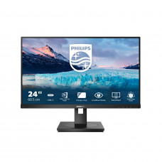 Монитор 23.8" Philips 243S1/00 Black с поворотом экрана (IPS, 1920x1080, 75Hz, 4 ms, 178°/178°, 250 cd/m, 50M:1