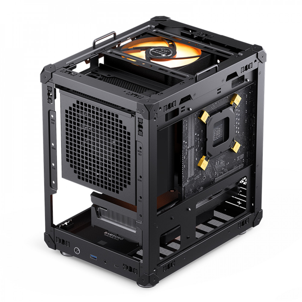 Корпус без блока питания JONSBO C6-ITX Black ITX
