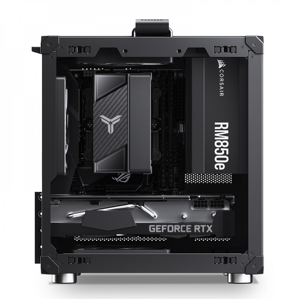 Корпус без блока питания JONSBO C6-ITX Black ITX