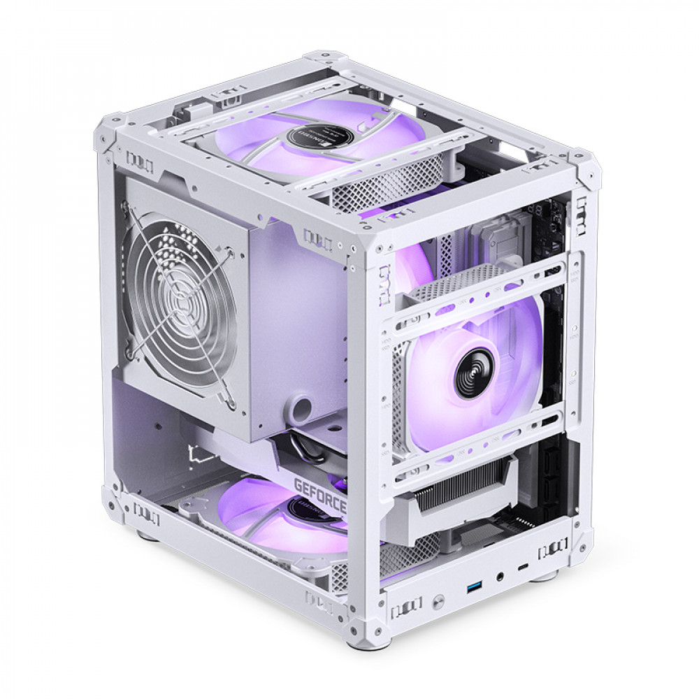 Корпус без блока питания JONSBO C6-ITX White