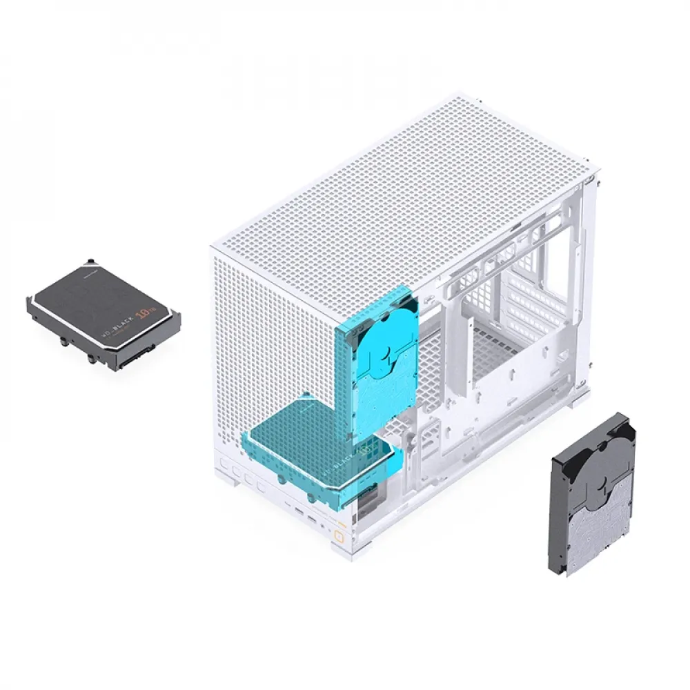 Корпус без блока питания JONSBO D32 PRO White