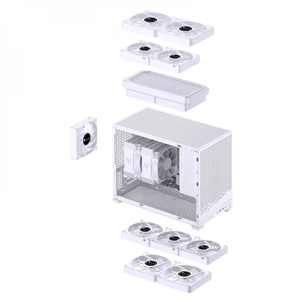 Корпус без блока питания JONSBO D32 PRO White