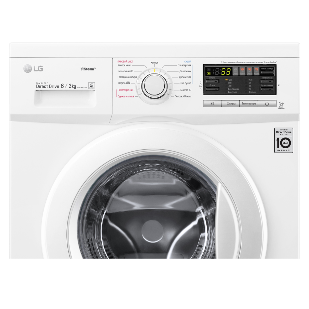 Стиральная LG F1296CDS0X