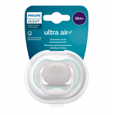 Пустышка ultra air, бежевая без рисунка, 18+ мес., 1 шт. Philips Пустышка ultra air, бежевая без рисунка, 18+ мес., 1 шт.