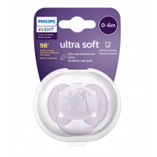 Пустышка ultra soft, пальмы, 0-6 мес., 1 шт. Philips Пустышка ultra soft, пальмы, 0-6 мес., 1 шт.