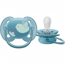 Пустышка ultra soft, птичка, 6-18 мес., 1 шт. Philips AVENT SCF09204