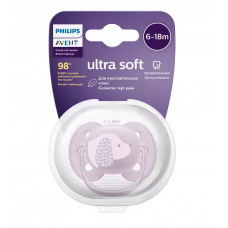Пустышка ultra soft, собачка, 6-18 мес., 1 шт. Philips Пустышка ultra soft, собачка, 6-18 мес., 1 шт.