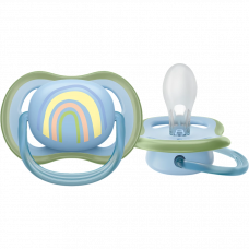 Пустышка ultra air, радуга, 0-6 мес., 1 шт. Philips AVENT SCF08603