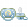 Пустышка ultra air, радуга, 0-6 мес., 1 шт. Philips AVENT SCF08603