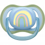 Пустышка ultra air, радуга, 0-6 мес., 1 шт. Philips AVENT SCF08603