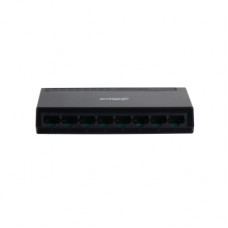 Коммутатор гигабитный 8-портовый неуправляемый Dahua DH-PFS3008-8GT-L, 8xRJ45 1Gb, коммутаця 16 Гбит/с, MAC-таблица 2K, пластик