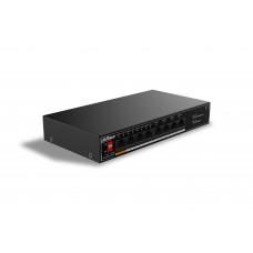 Коммутатор гигабитный 8-портовый неуправляемый c PoE Dahua DH-SG1008LP, 4xRJ45 1Gb PoE, 4xRJ45 1Gb, суммарно 60Вт, коммутация 20 Гбит/с, MAC-таблица 8K, металл