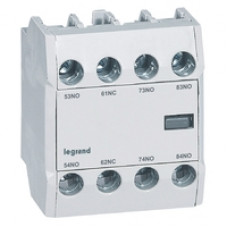 Блок Legrand 416854 вспомогательных контактов CTX³-3H0+1H.3-16A,фронтальный 2-полюсный и 4-полюсный