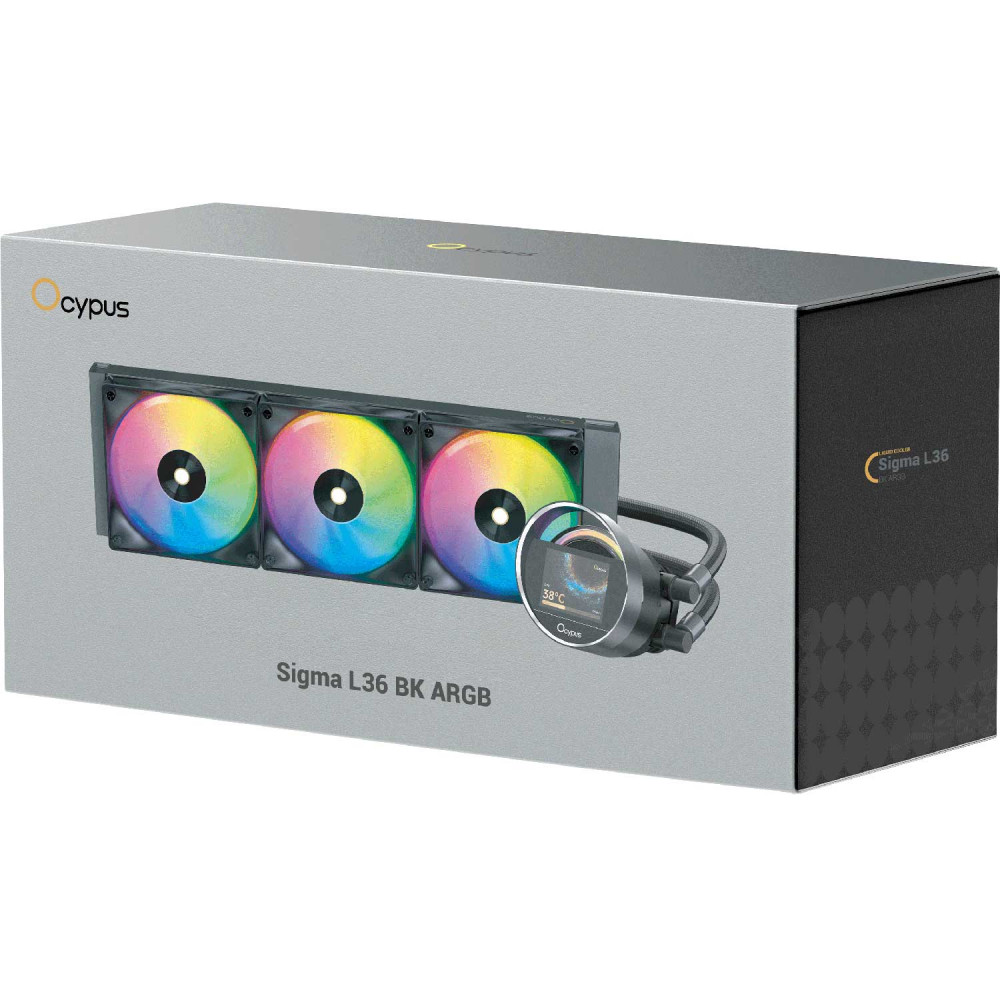 Система жидкостного охлаждения Ocypus Sigma L36 BK ARGB (Sigma-L36-BK3AAWWN00X-GL