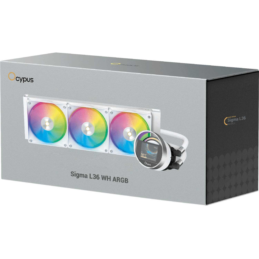 Система жидкостного охлаждения Ocypus Sigma L36 WH ARGB (Sigma-L36-WH3AAWWN00X-GL