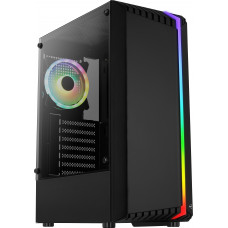 Корпус ATX AeroCool Bionic-G-BK-v2 4710562758672 черный, без БП, 2*USB 3.0, USB 2.0, HD Audio