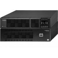 ИБП Systeme Electric Smart-Save Online SRT 6000 ВА, конвертируемый форм-фактор 5U, 230 В, 11, клеммный входвыход, SmartSlot, LCD, USB HID, SNMP карта, параллельное резервирование, версия с возможностью увеличения времени автономии, 2 кор. SYSTEME ELECTRIC