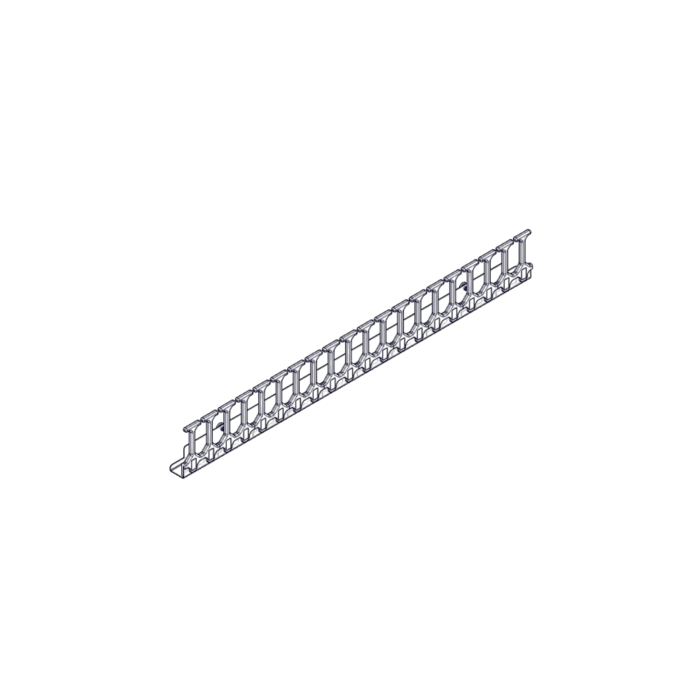 Вертикальный кабельный организатор Systeme Electric, серия Excelente, 42U, пластиковые пальцы, однорядный, для установки в монтажный канал SYSTEME ELECTRIC ET7721