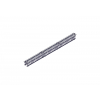 Вертикальный кабельный организатор Systeme Electric, серия Excelente, пластиковые пальцы, c крышкой, для шкафов 42U шириной 750мм и 800мм SYSTEME ELECTRIC ET7580