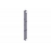 Вертикальный кабельный организатор Systeme Electric, серия Excelente, пластиковые пальцы, c крышкой, для шкафов 48U шириной 750мм и 800мм SYSTEME ELECTRIC ET7588