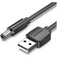 Кабель Vention USB AMDC-jack 5.5мм M - 1.5м Чёрный Vention Кабель CEYBG USB AMDC-jack 5.5мм M - 1.5м Чёрный