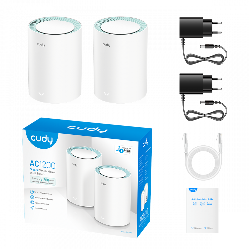 Wi-Fi Mesh-система Cudy M1300(2-Pack)