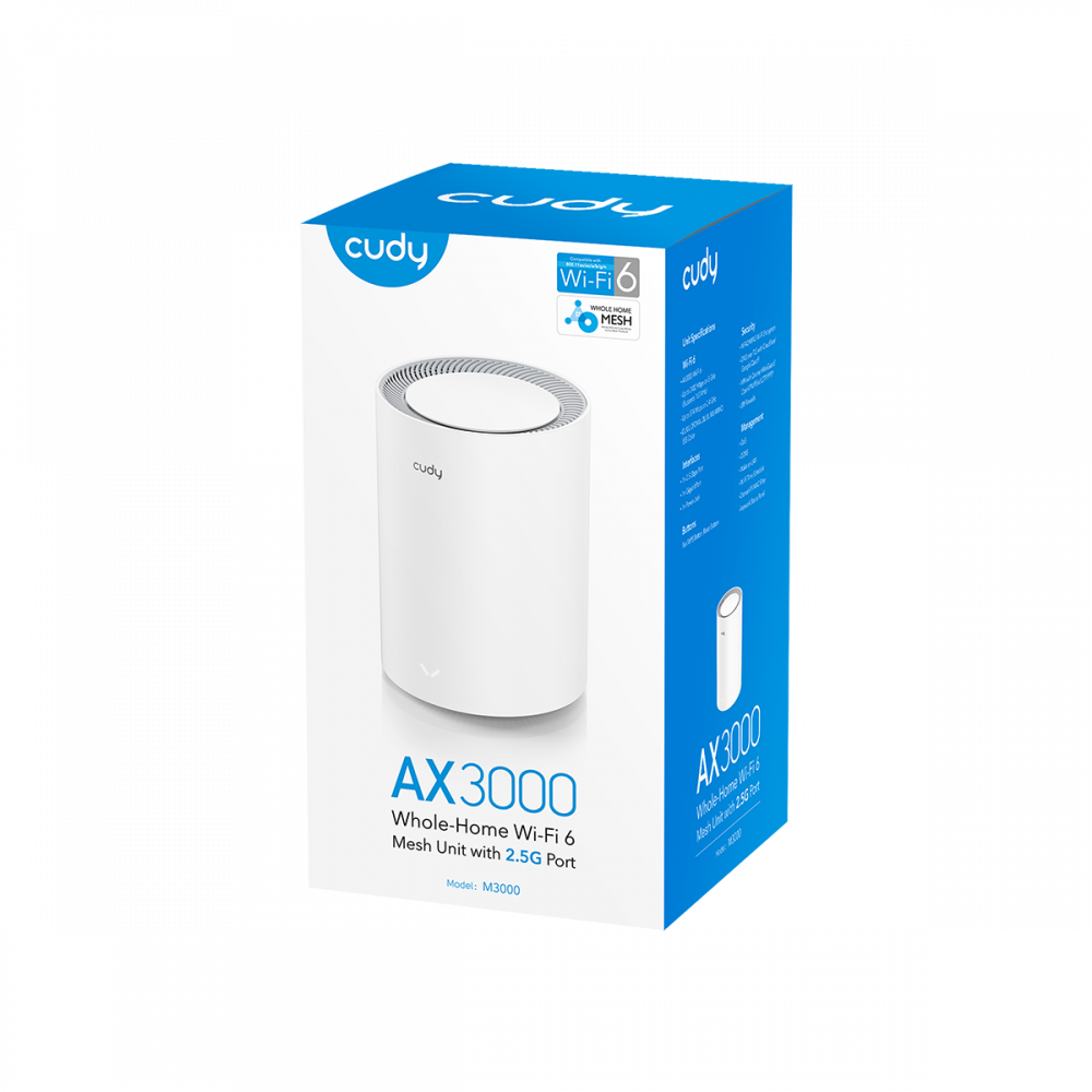 Wi-Fi Mesh-система Cudy M1800(1-Pack)
