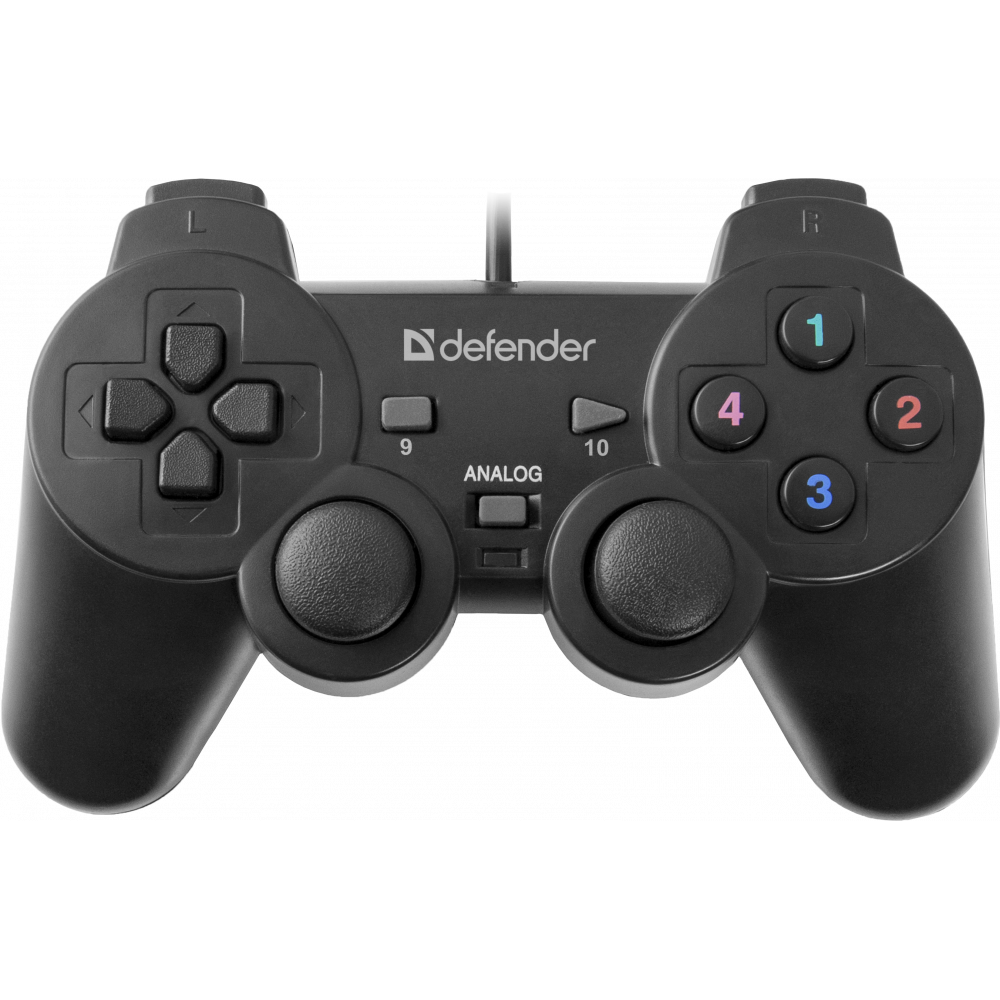 Defender Проводной геймпад Omega USB, 12 кнопок, 2 стика Defender Omega