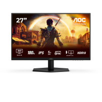 Монитор 27" AOC Q27G42XE черный IPS LED 16:9 HDMI M/M матовая 1000:1 300cd 178гр/178гр 2560x1440 180Hz DP Quad 2K (1440p) 5.29кг