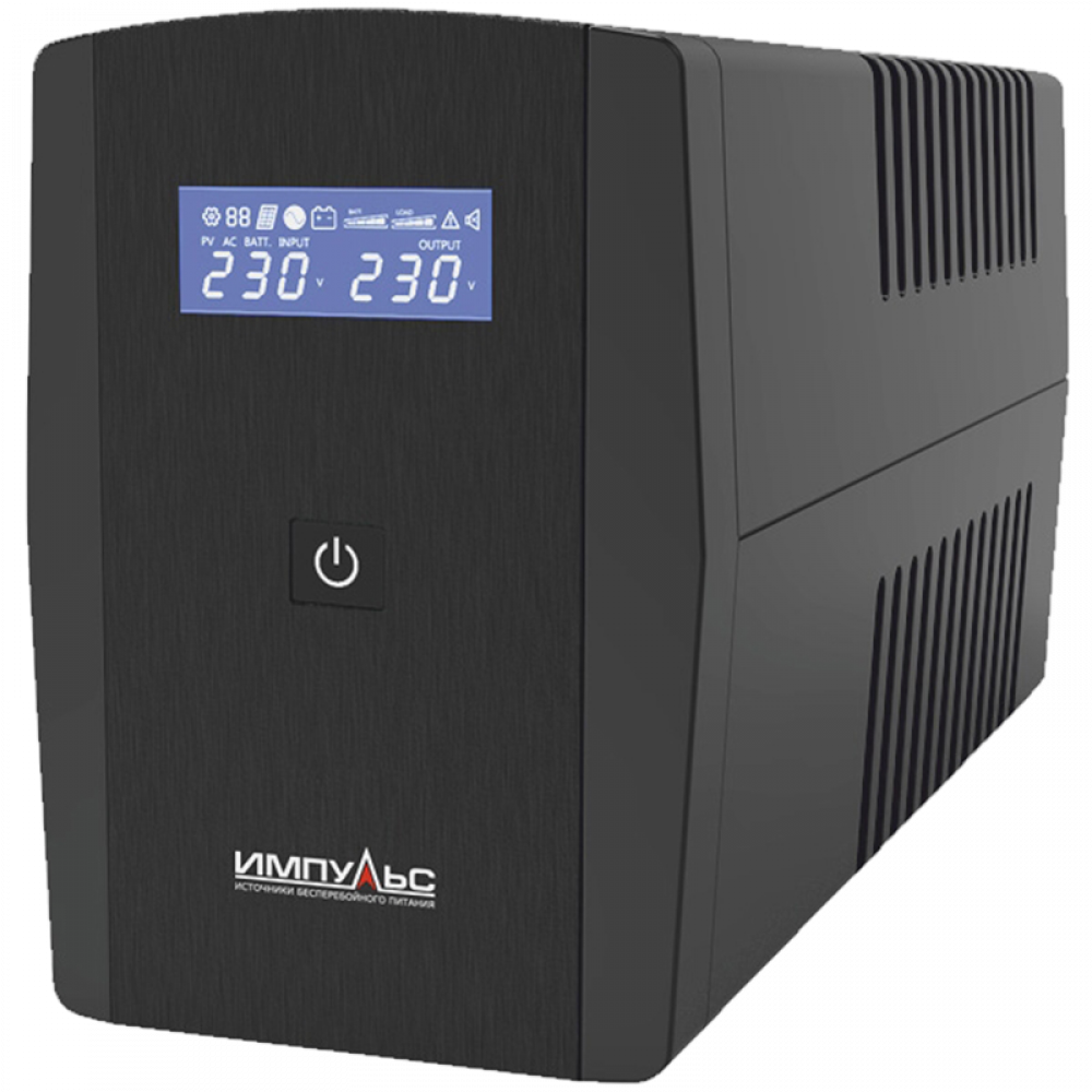 ИБП ЮНИОР СМАРТ 1200, 1200720 ВАВт, LCD, USB, RJ11RJ45, SCHUKOx3 Импульс JS12223