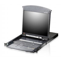 Коммутатор ATEN 16P CAT5 HIGH DENSITY DUAL RAIL LCD OVER IP 17INCH.