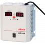 Стабилизатор POWERMAN AVS 500P, ступенчатый регулятор, цифровые индикаторы уровней напряжения, 500ВА, 110-260В, максимальный входной ток 5А, 2 евророзетки, IP-20, навесной, 185мм х 170мм х 100мм, 2,5 кг. POWERMAN AVS 500P