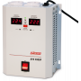 Стабилизатор POWERMAN AVS 2000P, ступенчатый регулятор, цифровые индикаторы уровней напряжения, 2000ВА, 110-260В, максимальный входной ток 15А, 2 евророзетки, IP-20, навесной, 215мм х 270мм х 110мм, 5.2 кг. POWERMAN AVS 2000P