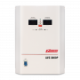 Стабилизатор POWERMAN AVS 3000P, ступенчатый регулятор, цифровые индикаторы уровней напряжения, 3000ВА, 110-260В, максимальный входной ток 20А, клеммная колодка, IP-20, навесной, 260мм х 220мм х 130мм, 7.2 кг. POWERMAN AVS 3000P