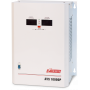 Стабилизатор POWERMAN AVS 10000P, ступенчатый регулятор, цифровые индикаторы уровней напряжения, 10000ВА, 110-260В, максимальный входной ток 63А, клеммная колодка, IP-20, навесной, 380мм х 310мм х 160мм, 16 кг. POWERMAN AVS 10000P