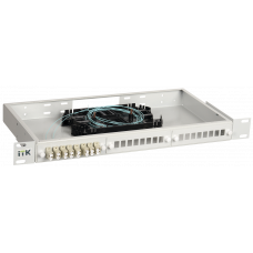 ITK 1U кросс укомплектованный LC (duplex) 8шт (OM3) ITK FOBX24-1U-8LCUD03