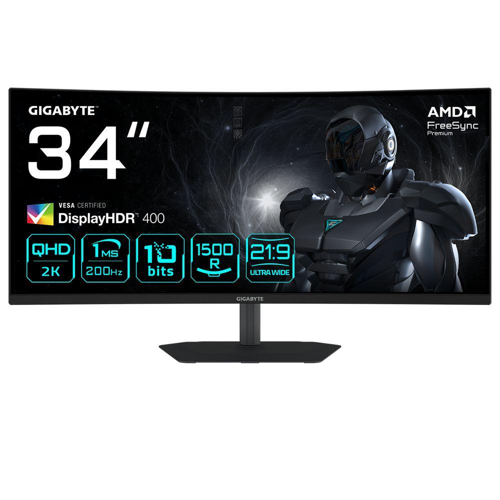 Монитор 34&quot Gigabyte 20VM0-34WQC2BM-1EKS