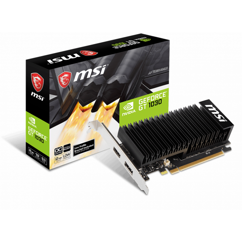 Видеокарта MSI GeForce GT 1030 2GHD4 LP OC