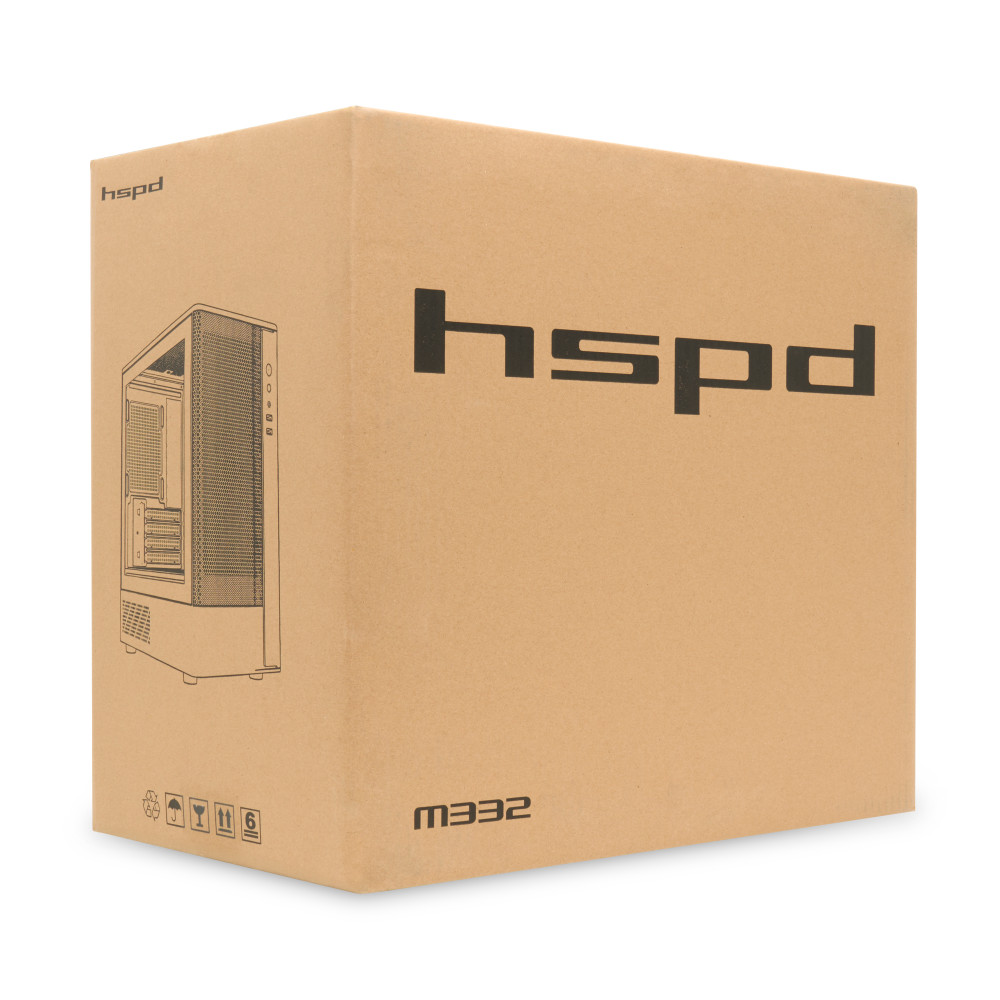 Корпус без блока питания HSPD M332-TGBK