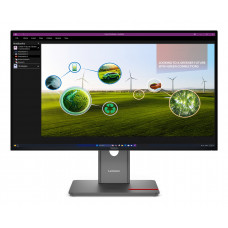 Монитор Lenovo ThinkVision P27Q-40 27" 16:9 QHD (2560x1440) IPS, 120Hz, 350N, 1xHDMI 2.1 TMDS, 1xDP 1.4, 1xDP 1.4 Out, 3xUSB-A (USB 5Gbps), 1xUSB-C (USB 5Gbps, PD 15W), 1xUSB-B (USB 5Gbps), LTPS, 1Y