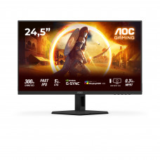 Монитор AOC 24,5" 25G4SRE, 16:9, Fast IPS, FHD, 1ms, 400cd, 300Hz, HDMI, DP