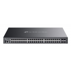 Omada 48-портовый гигабитный управляемый стекируемый PoE++ коммутатор Lite L3 c 4 слотами 10G SFP+ TP-Link SG5452XMPP
