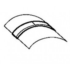 Накладка на стык для напольн. кабель-канала 92х20