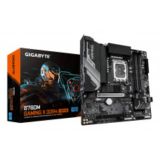 Материнская плата Gigabyte B760M GAMING X DDR4 GEN5 B760, LGA1700, 4xDDR4, 2*PCI-Ex16, 2*M.2, 1*Type-C, 5*USB3.2Gen1, 9*USB2.0, 4*SATA3.0, 2.5G, DP, HDMI, ATX, RTL