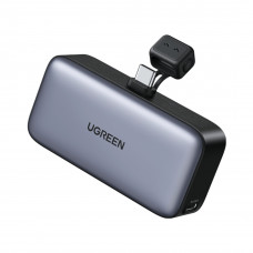 Кабель UGREEN PB503 35338_ 5000mAh Mini USB-C Power Bank PD 20W, gray