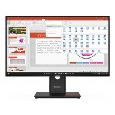 Монитор Lenovo ThinkVision T27-40 27" 16:9 FHD (1920x1080) IPS, 120Hz, 300N, 1xHDMI 1.4, 1xDP 1.2, 1xVGA, 3xUSB-A (USB 5Gbps), 1xUSB-C (USB 5Gbps, PD 15W), 1xUSB-B (USB 5Gbps), LTPS, 1Y