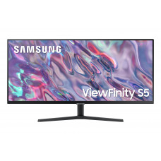Монитор 34" Samsung ViewFinity S5 LS34C500GAUXEN черный VA LED 21:9 полуматовая 3000:1 300cd 178гр/178гр 3440x1440 100Hz FreeSync DP Ultra WQHD 4.9кг